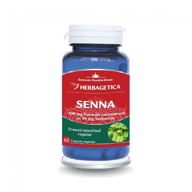 Senna, 60 capsule vegetale, Herbagetica