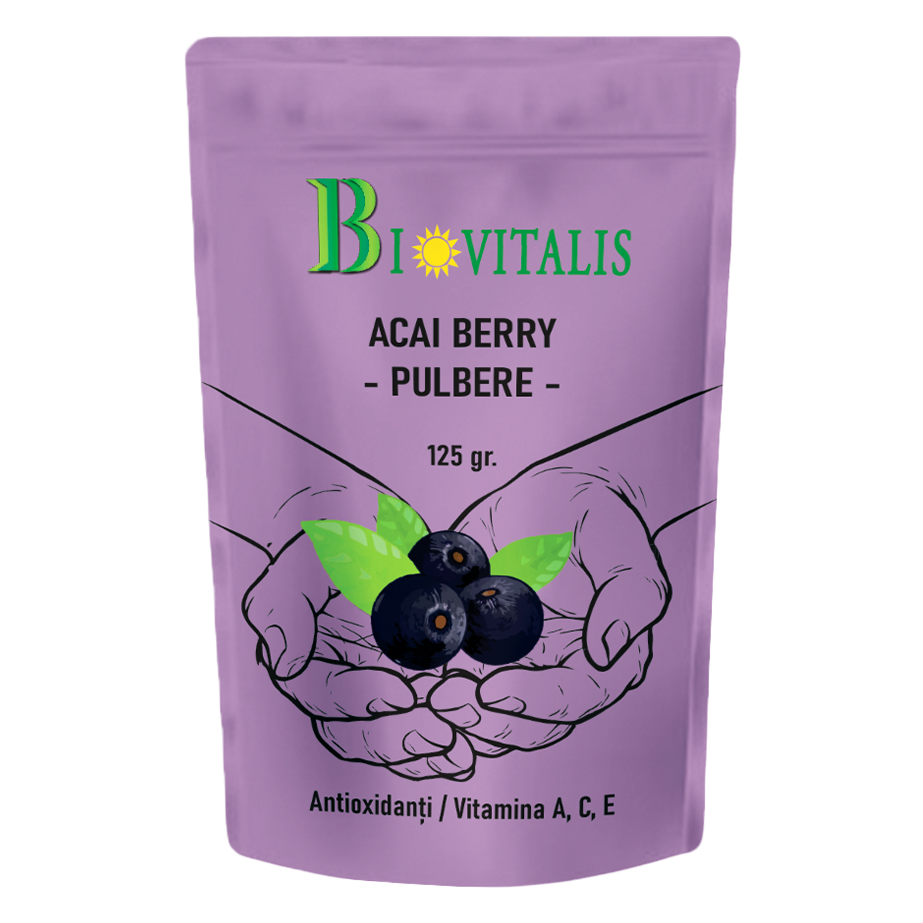 Pulbere de Acai Berry, 125 g, Biovitalis