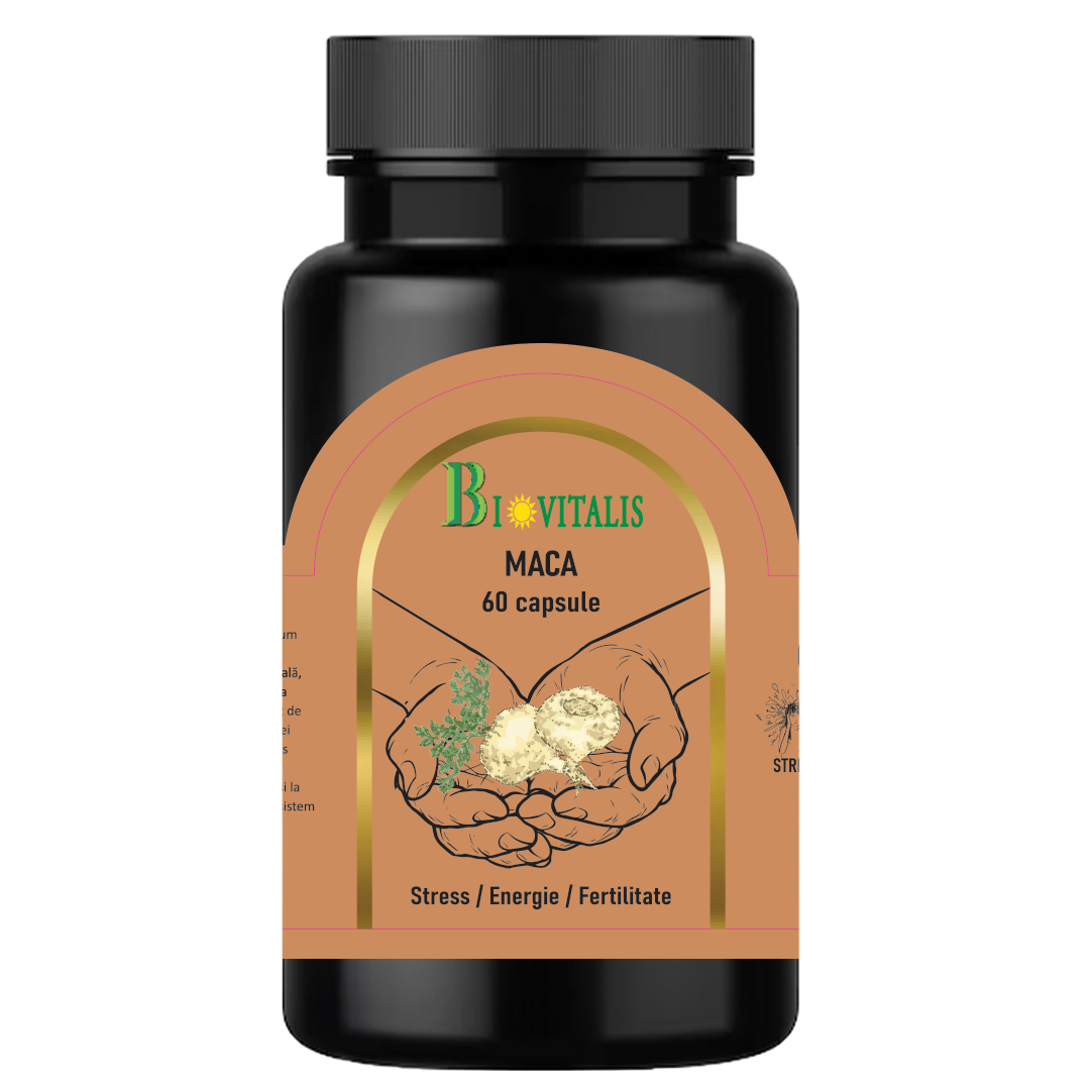 Maca, 500 mg, 60 capsule, Biovitalis