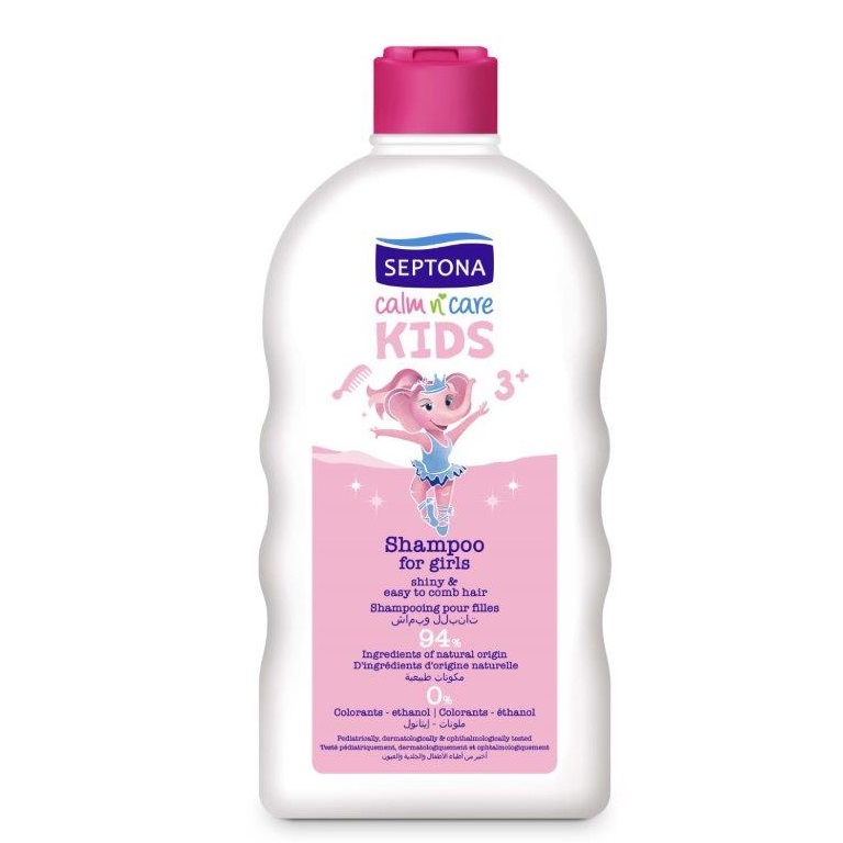 Sampon pentru fete 3ani+ Septona Kids, 500 ml, Septona