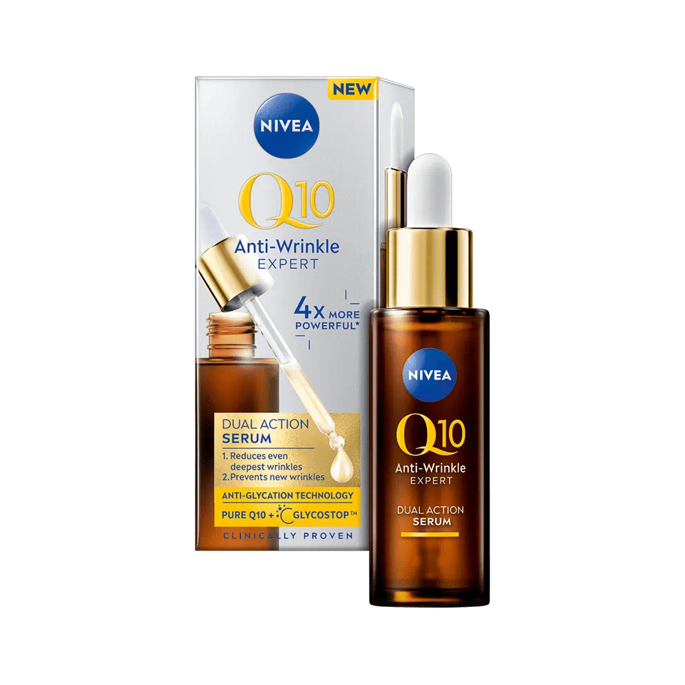 Ser pentru fata anti-rid Q10 + Glycostop, 30 ml, Nivea