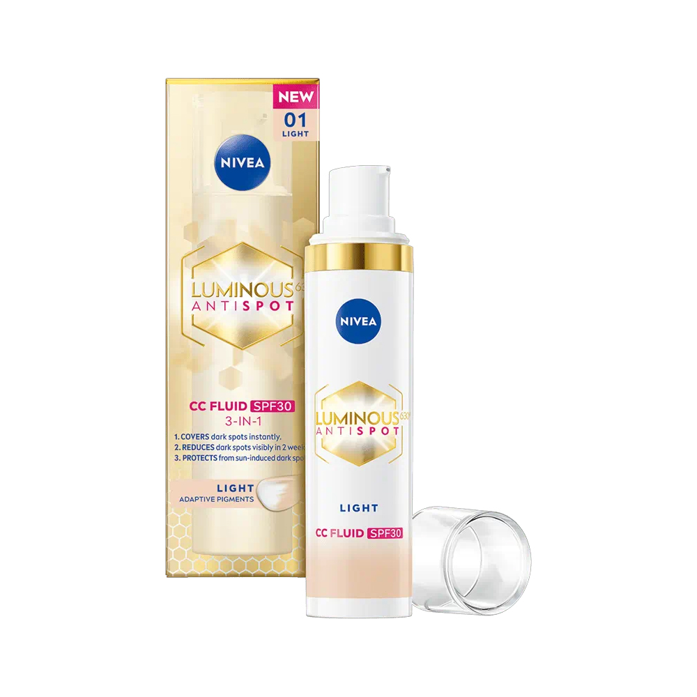 Crema-fluid CC 3-IN-1 SPF30 Luminous630, Light, 30 ml, Nivea