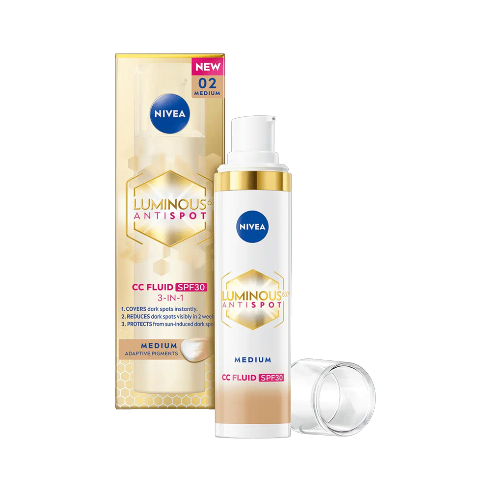 Crema-fluid CC 3-IN-1 SPF30 Luminous630, Medium, 30 ml, Nivea