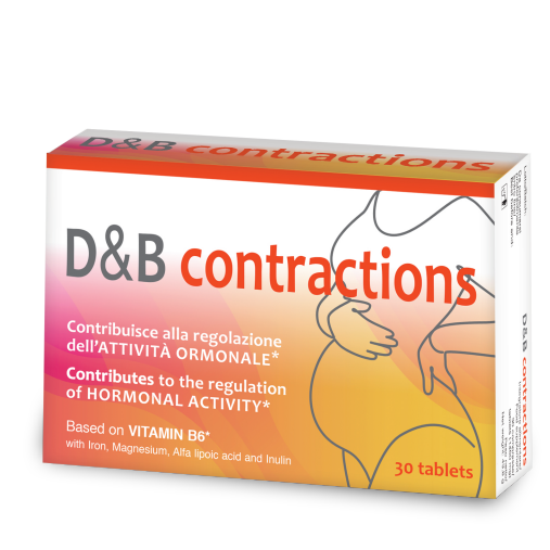 D&B Contractions, 30 tablete, Gricar