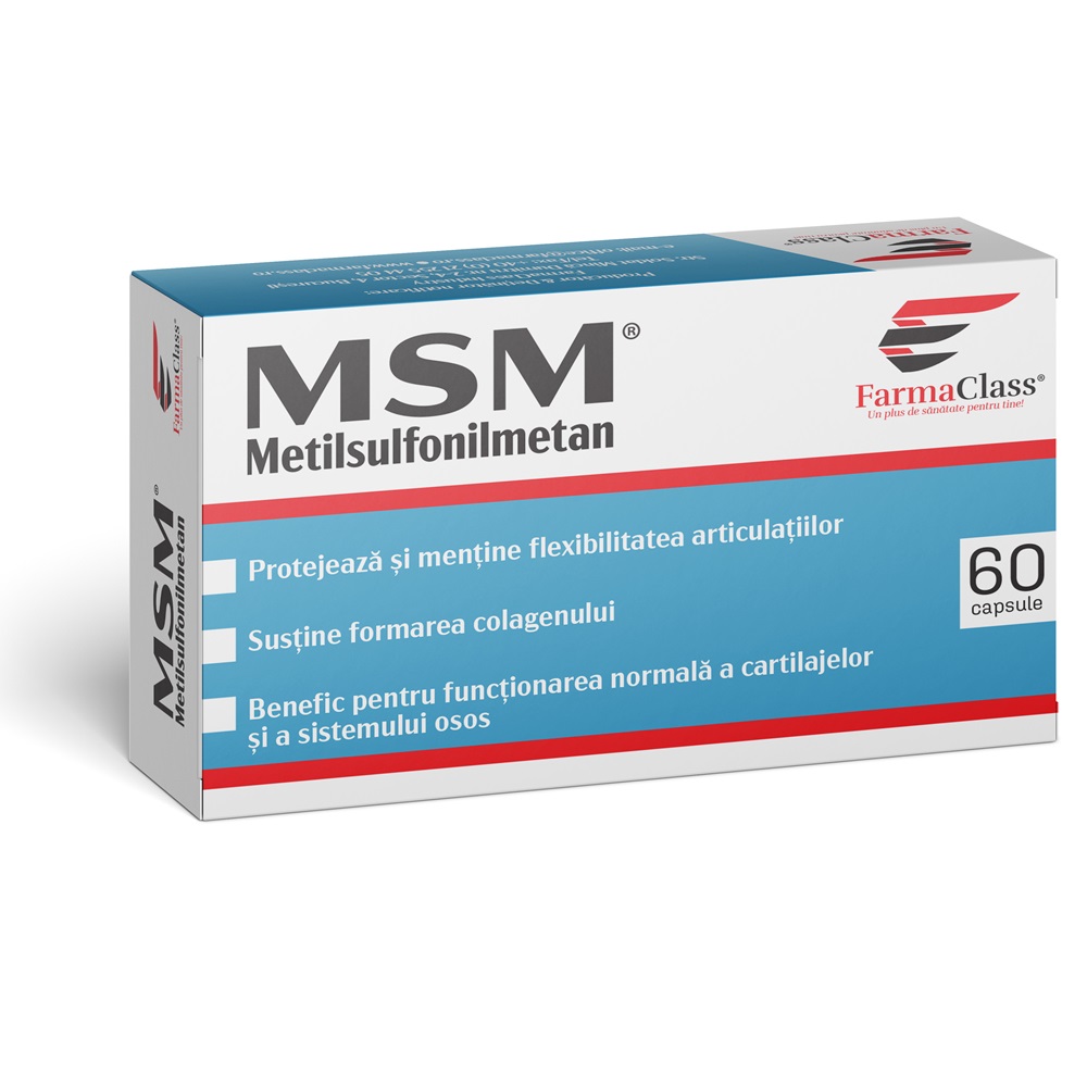 MSM, 60 capsule, Farmaclass