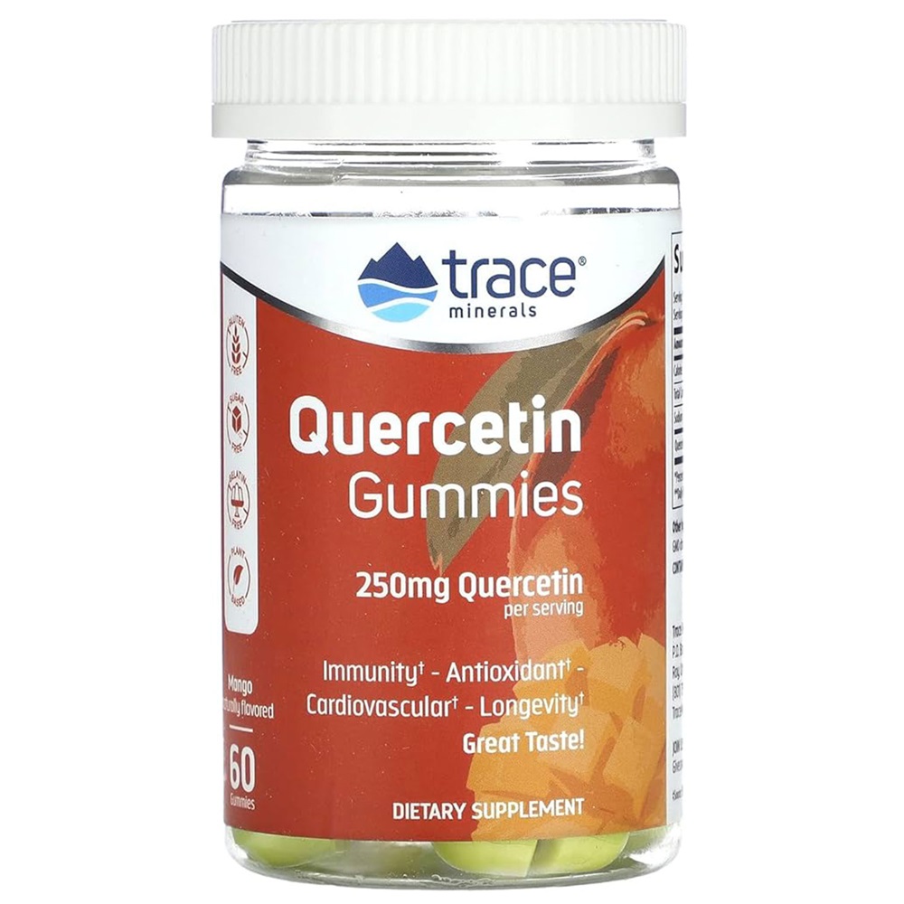 Quercetin cu aroma de mango, 60 tablete gumate, Trace Minerals