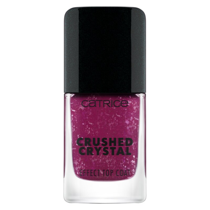 Top coat 010 Amethyst Aura Crushed Crystal Effect, 10.5 ml, Catrice