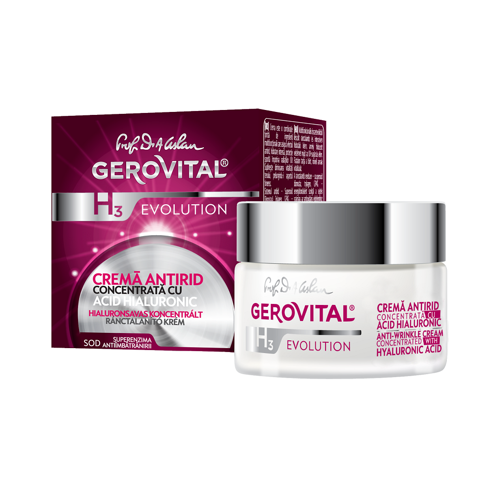 Farmec-gerovital-aslavital Crema prevenire riduri 50 ml Farmec Gerovital H3