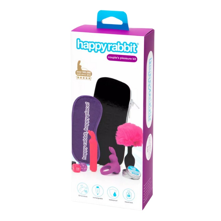 Kit pentru cupluri Happy Rabbit, 7 piese, Wow Tech