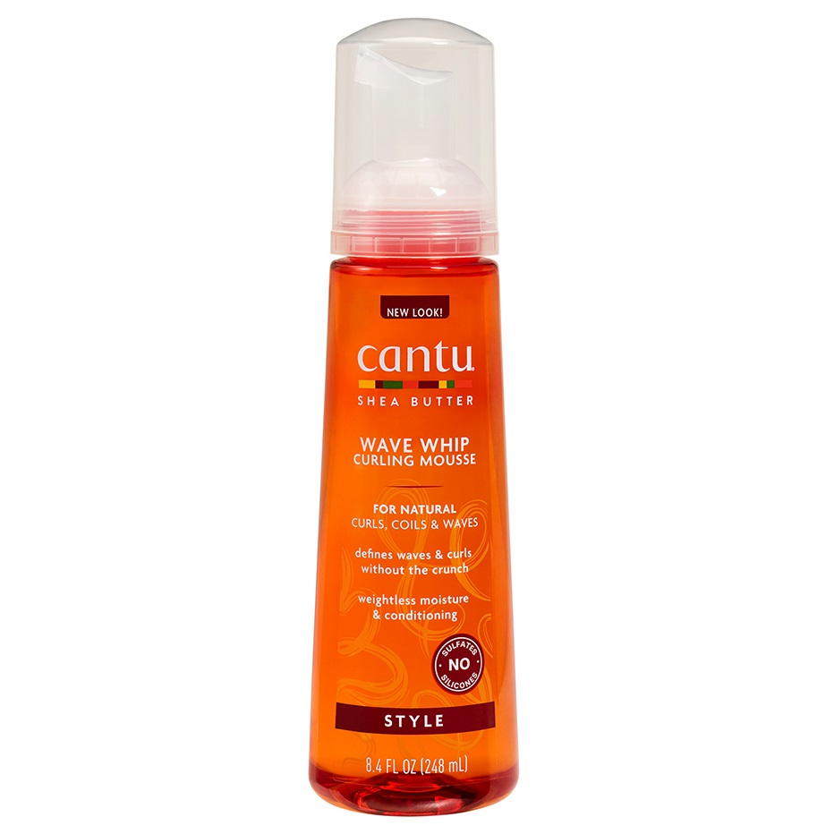 Spuma pentru incretirea parului Wave Whip Style, 248 ml, Cantu