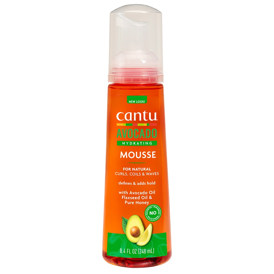 Spuma de par pentru styling cu ulei de avocado Curls, Coils & Waves, 248 ml, Cantu