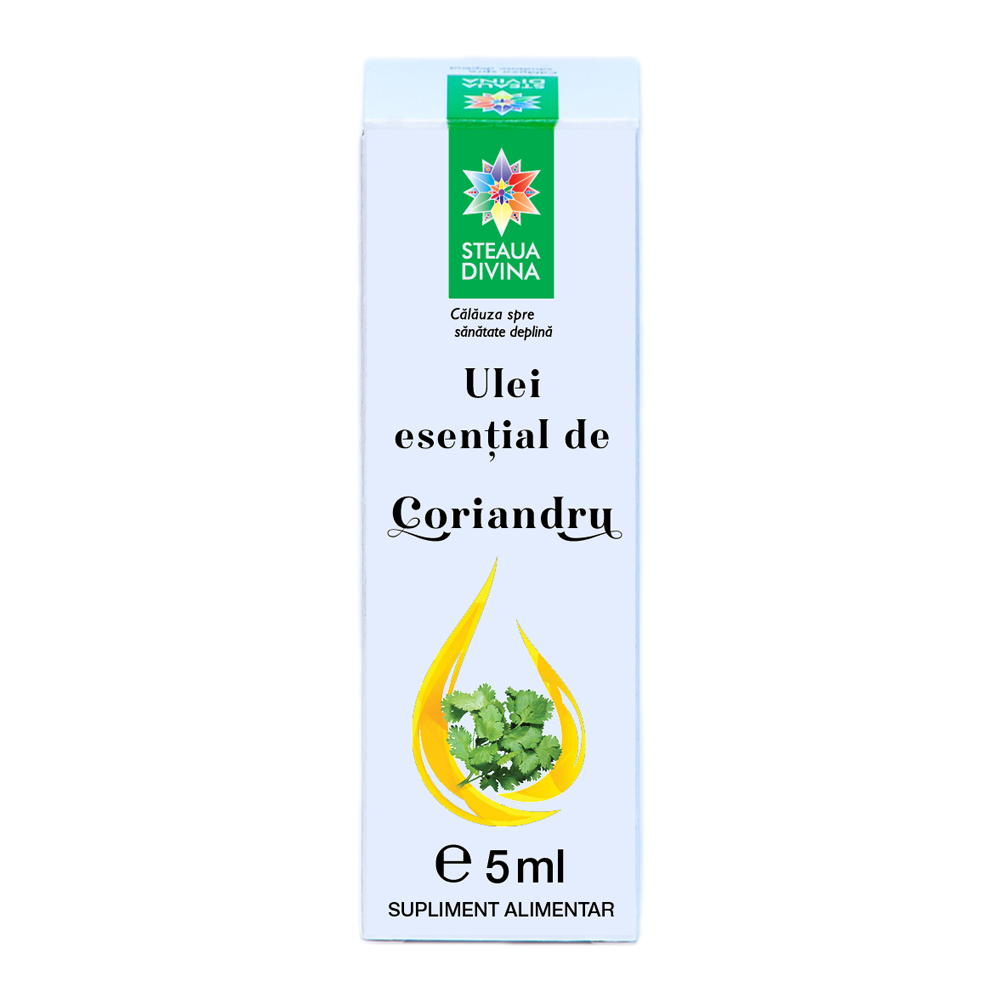 Ulei esential de Coriandru, 5 ml, Steaua Divina