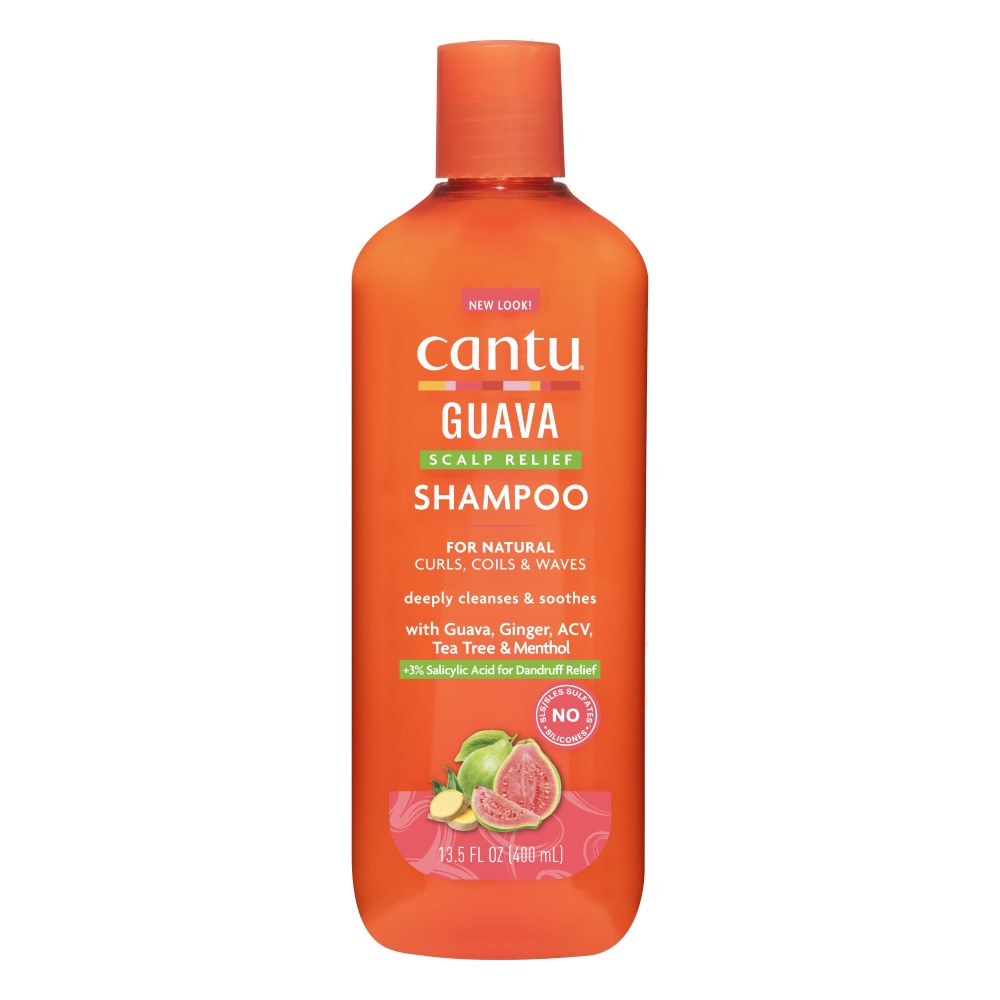 Sampon pentru revigorarea scalpului cu extract de guava, 400 ml, Cantu