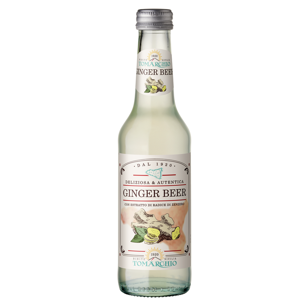 Bautura cu aroma de ghimbir Deliziosa & Autentica Ginger Beer, 275 ml, Tomarchio