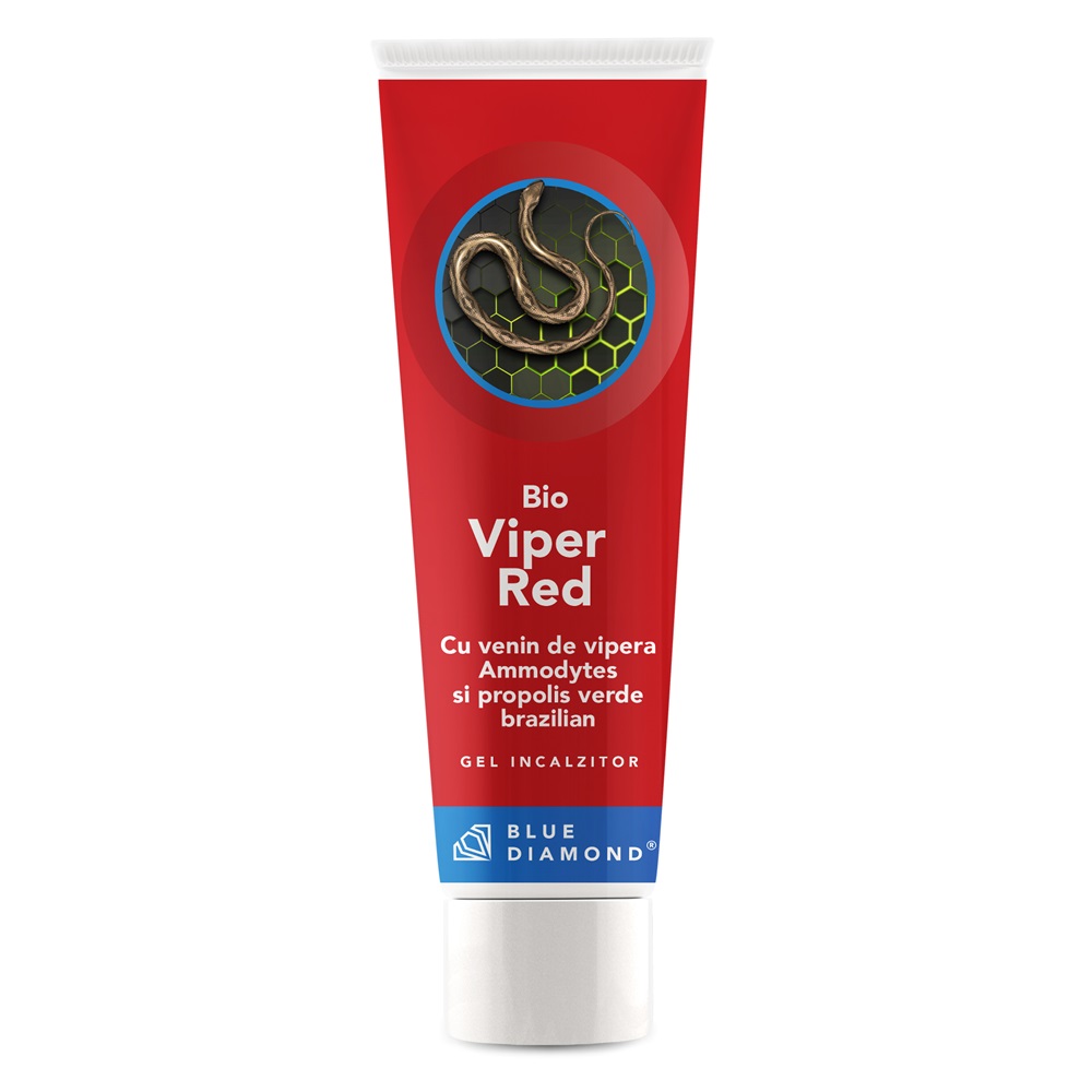 Gel cu venin de vipera si propolis verde brazilian Bio Viper Red, 100 ml, Blue Diamond