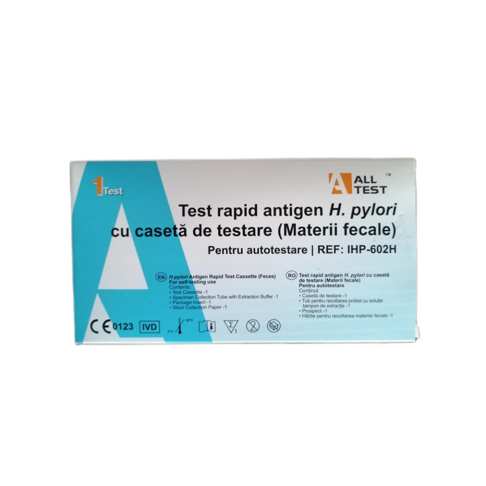 Test rapid antigen pentru Helicobacter H.Pylori, 1 bucata, AllTest