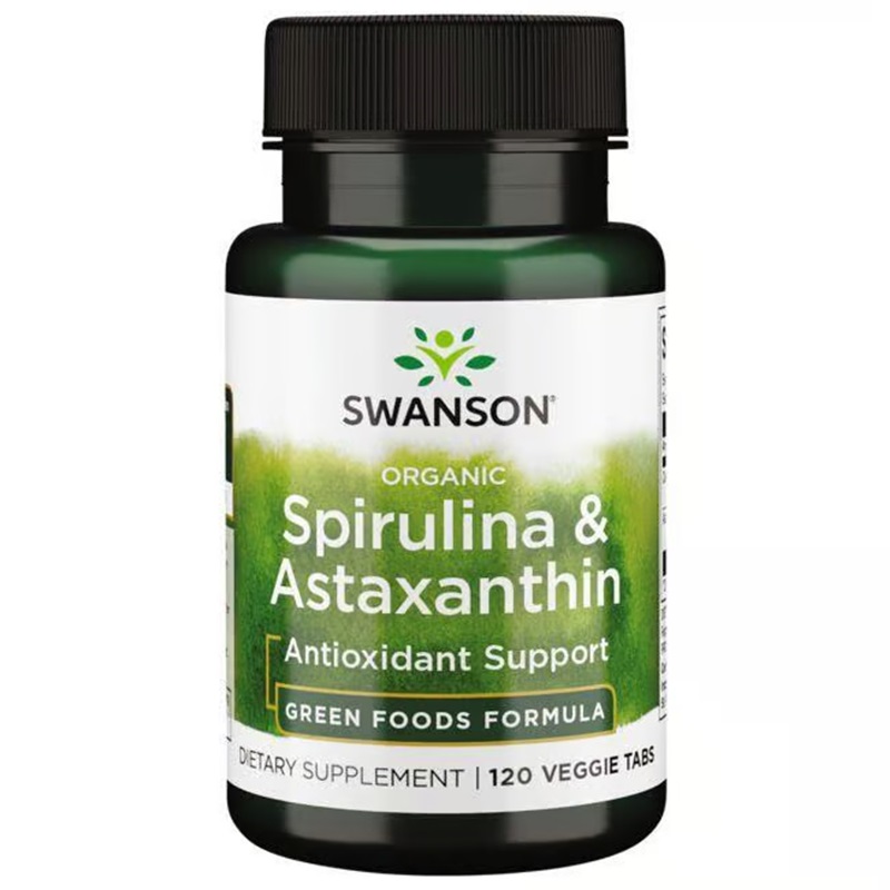 Organic Spirulina&Astaxanthin, 120 capsule, Swanson