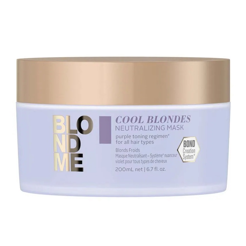 Masca tratament pentru par blond cu tonuri reci BlondMe, 200 ml, Schwarzkopf Professional