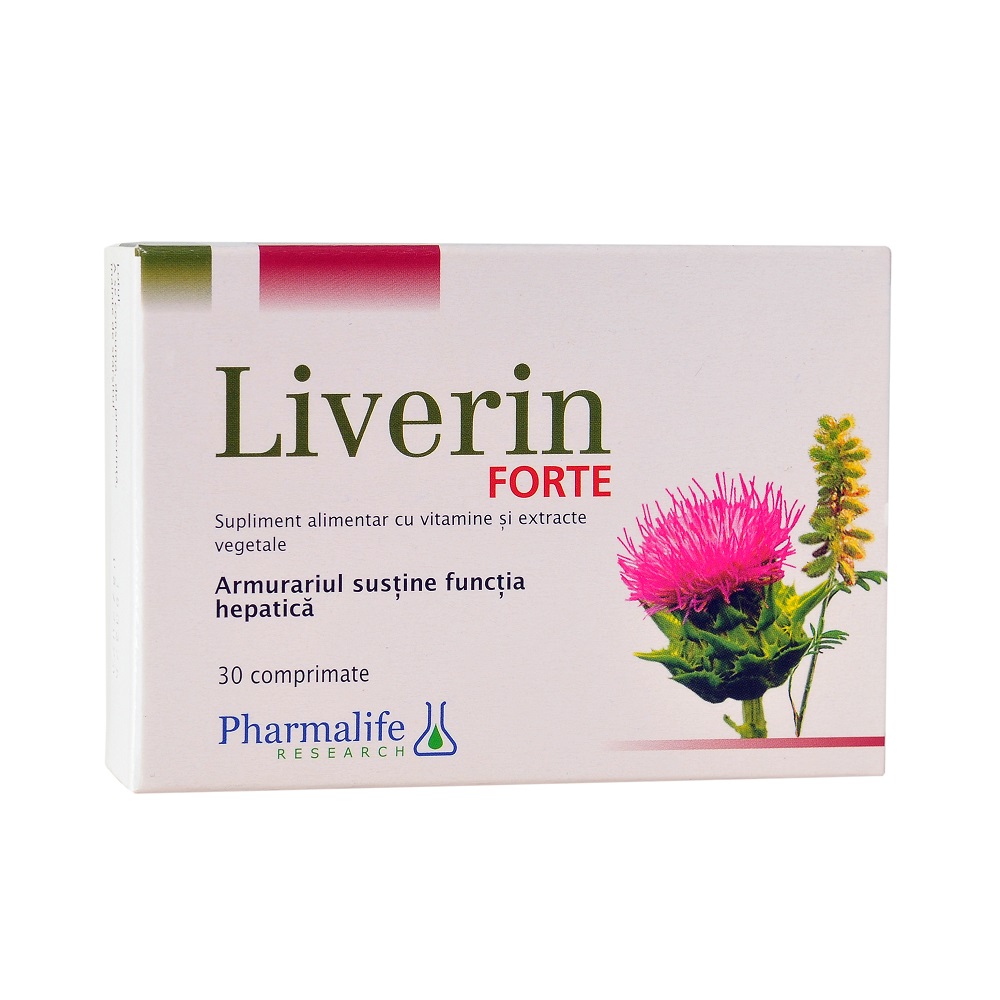 Liverin Forte, 30 comprimate, Pharmalife
