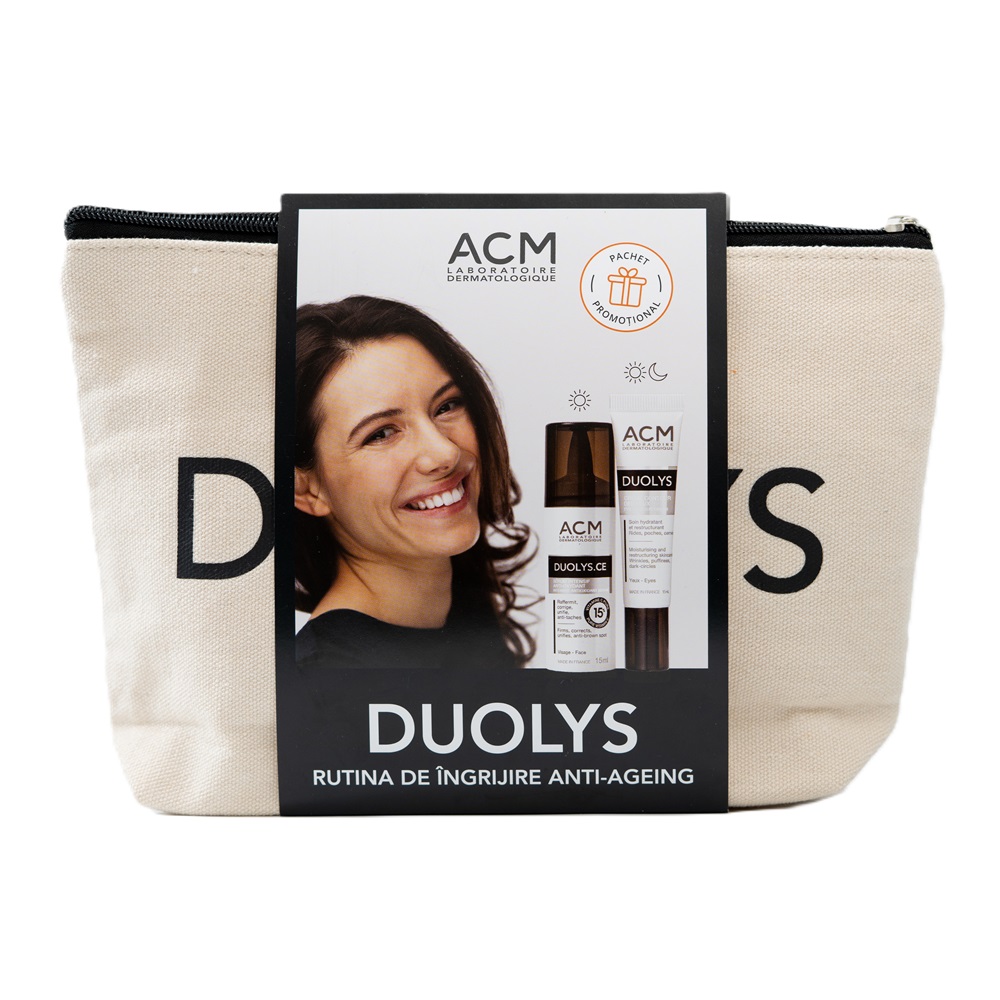 Pachet ser intensiv, 15 ml + Crema contur ochi, 15 ml Duolys, ACM