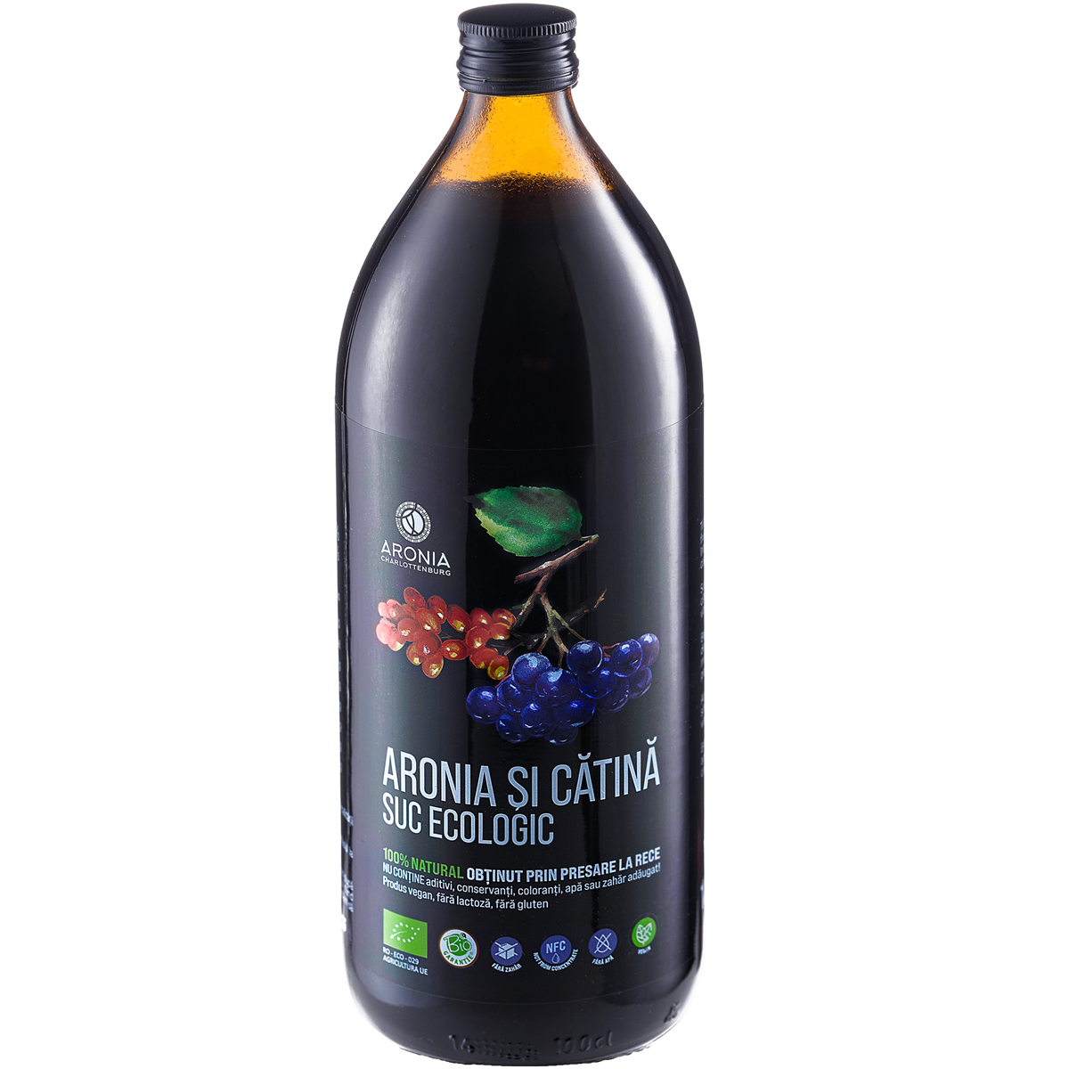 Suc de aronia si catina  eco, 1000 ml, Aronia Charlottenburg