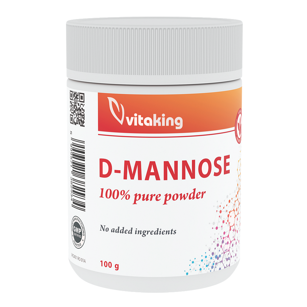 Pulbere instant D-Manoza, 100 g, Vitaking