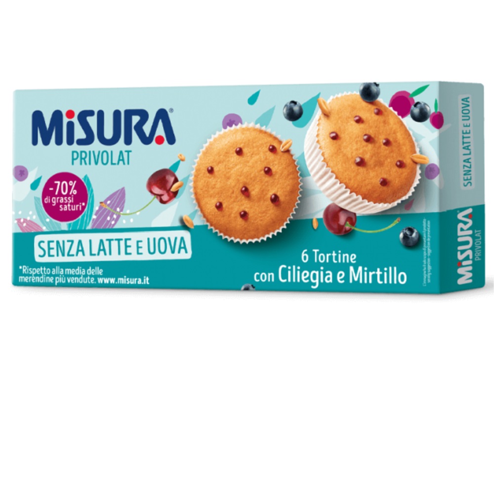 Briose cu cirese si afine fara lactoza, 290 g, Misura