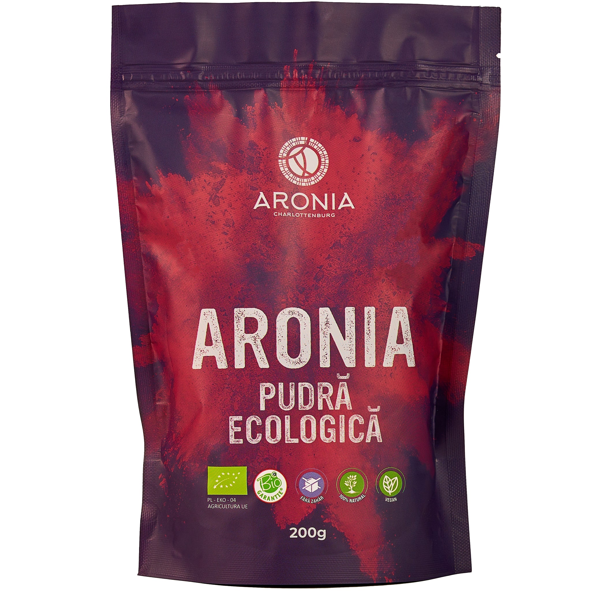 Pudra de aronia ecologica, 200 g, Aronia Charlottenburg