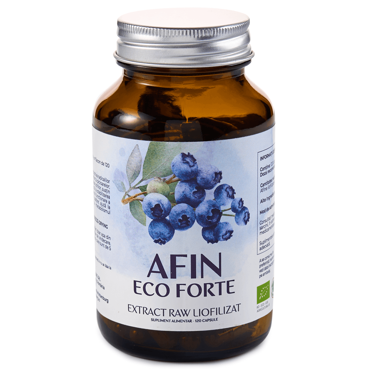 Afin Eco Forte extract Raw liofilizat, 120 capsule, Aronia Charlottenburg