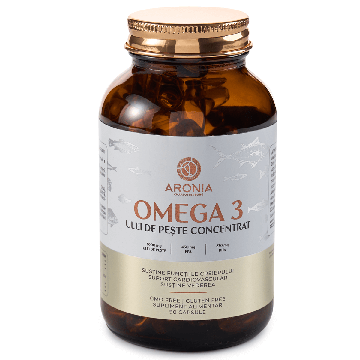 Omega 3, 1000mg  450 EPA 230 DHA, 90 capsule, Aronia Charlottenburg