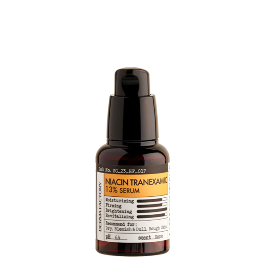 Ser pentru fata Niacin Tranexamic 13%, 30 ml, Derma Factory