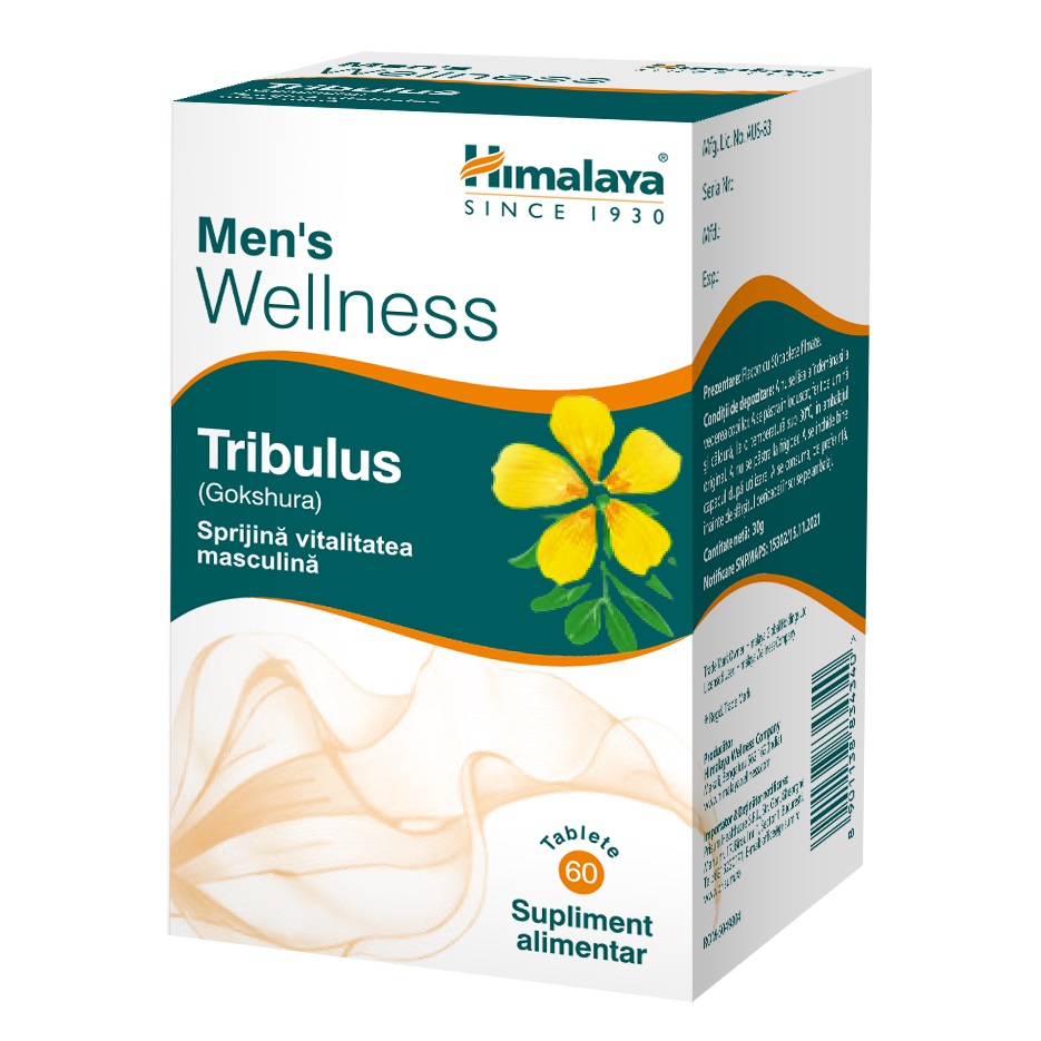 Tribulus Wellness, 60 tablete filmate, Himalaya India