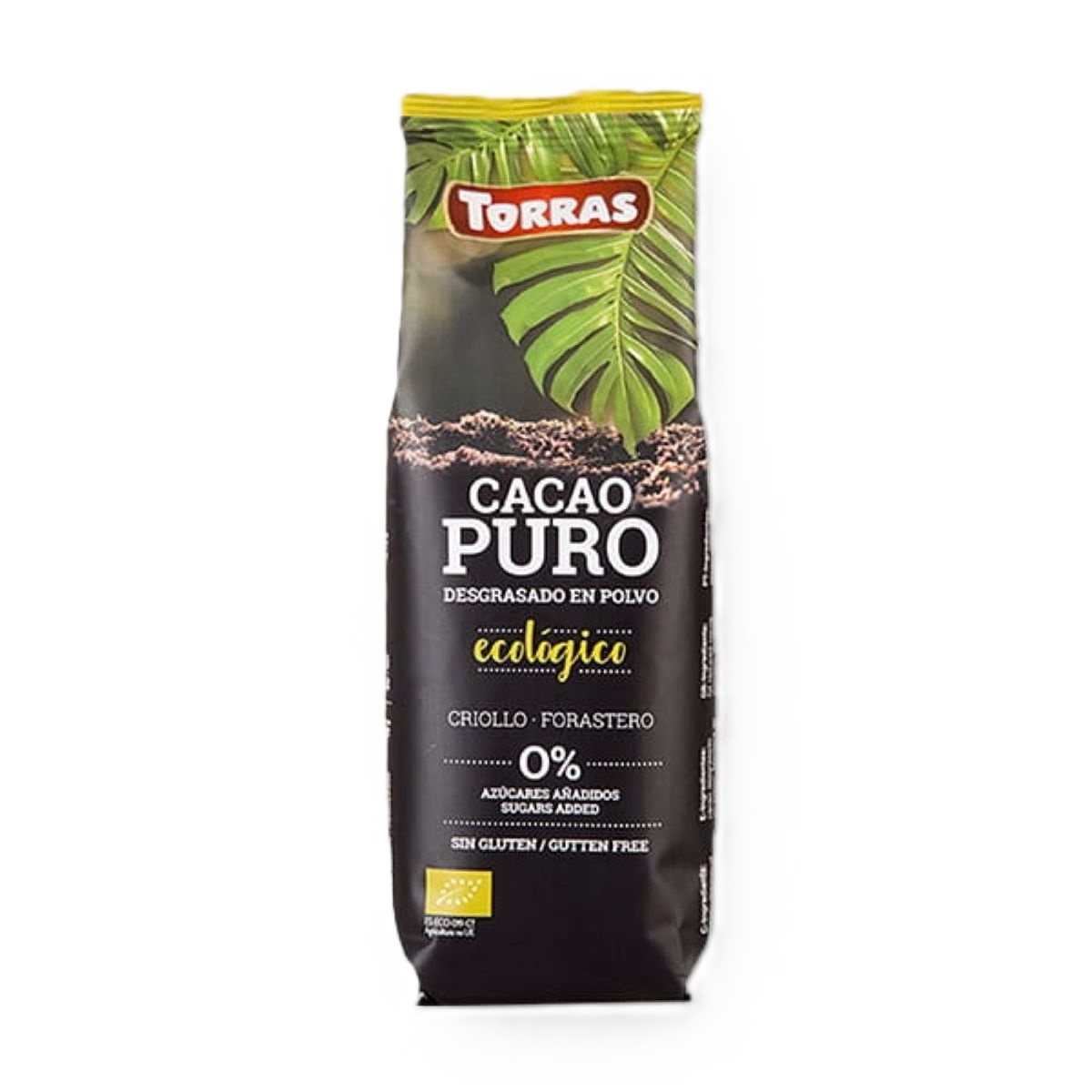 Cacao pudra ecologica, fara zahar si fara gluten, 150 g, Torras