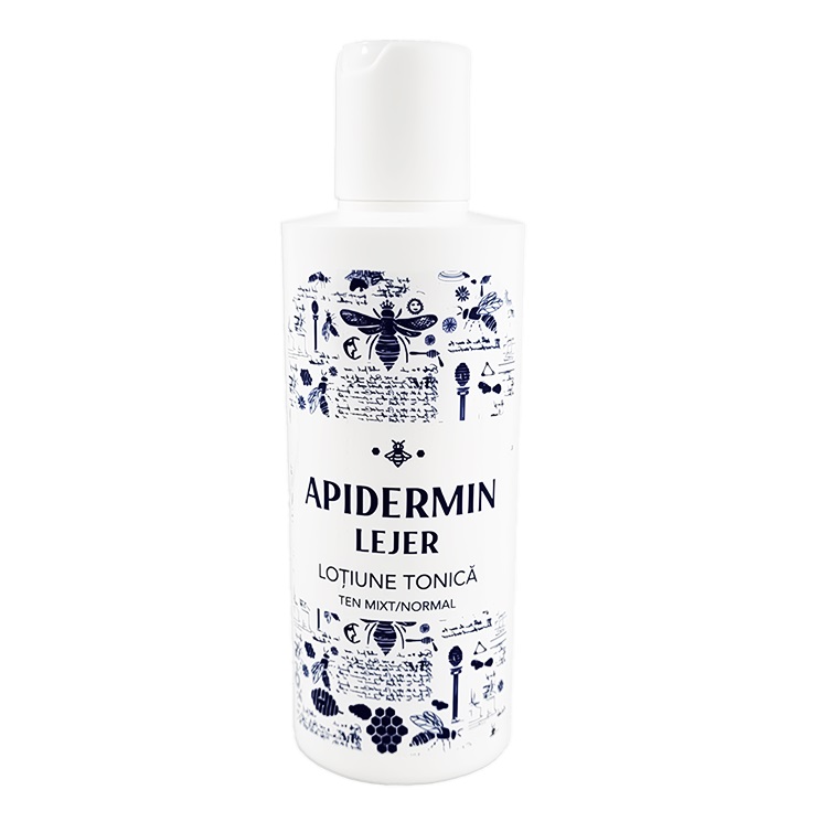 Loțiune tonica hidratanta Apidermin Lejer, 200 ml, Complex Apicol