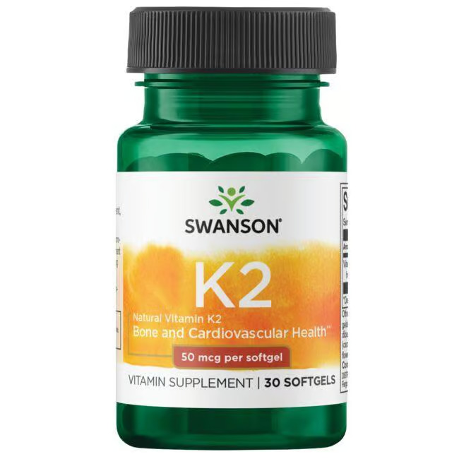 Vitamina K2, 50 mcg, 30 capsule, Swanson