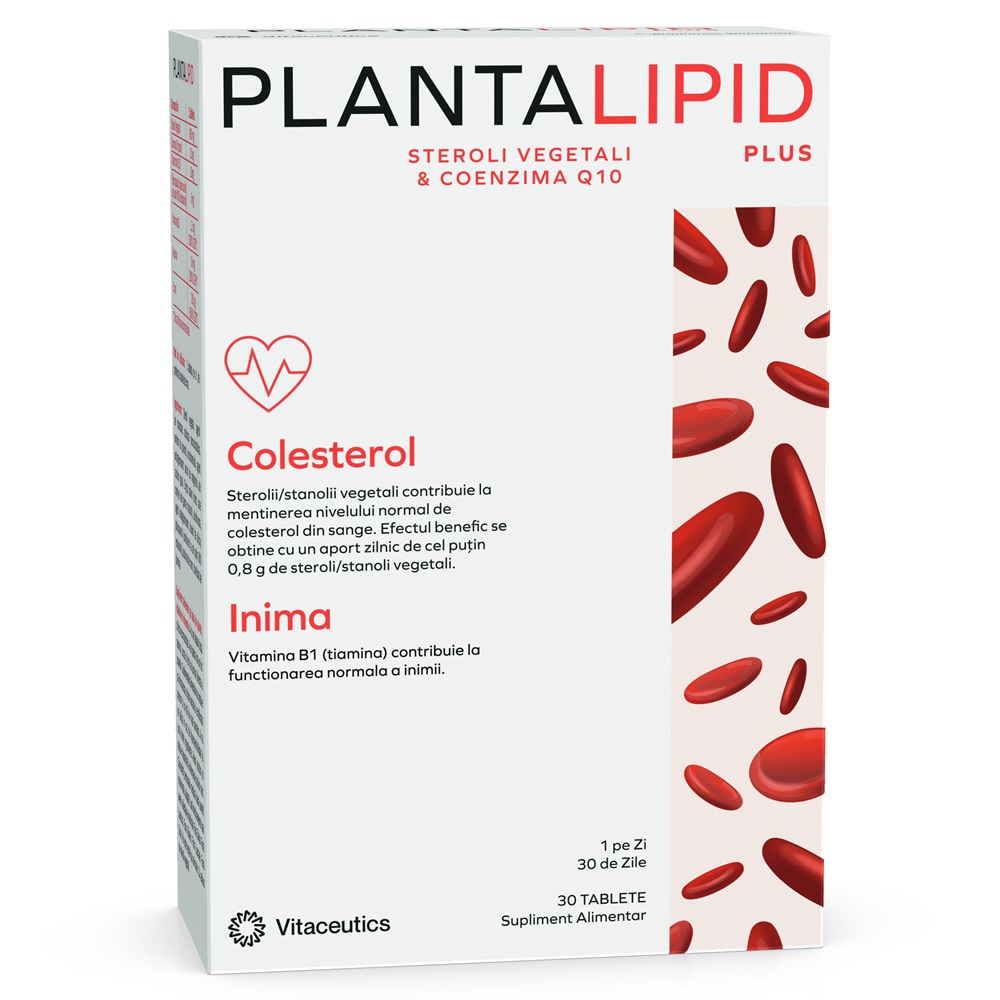 Plantalipid Plus, 30 tablete, Vitaceutics