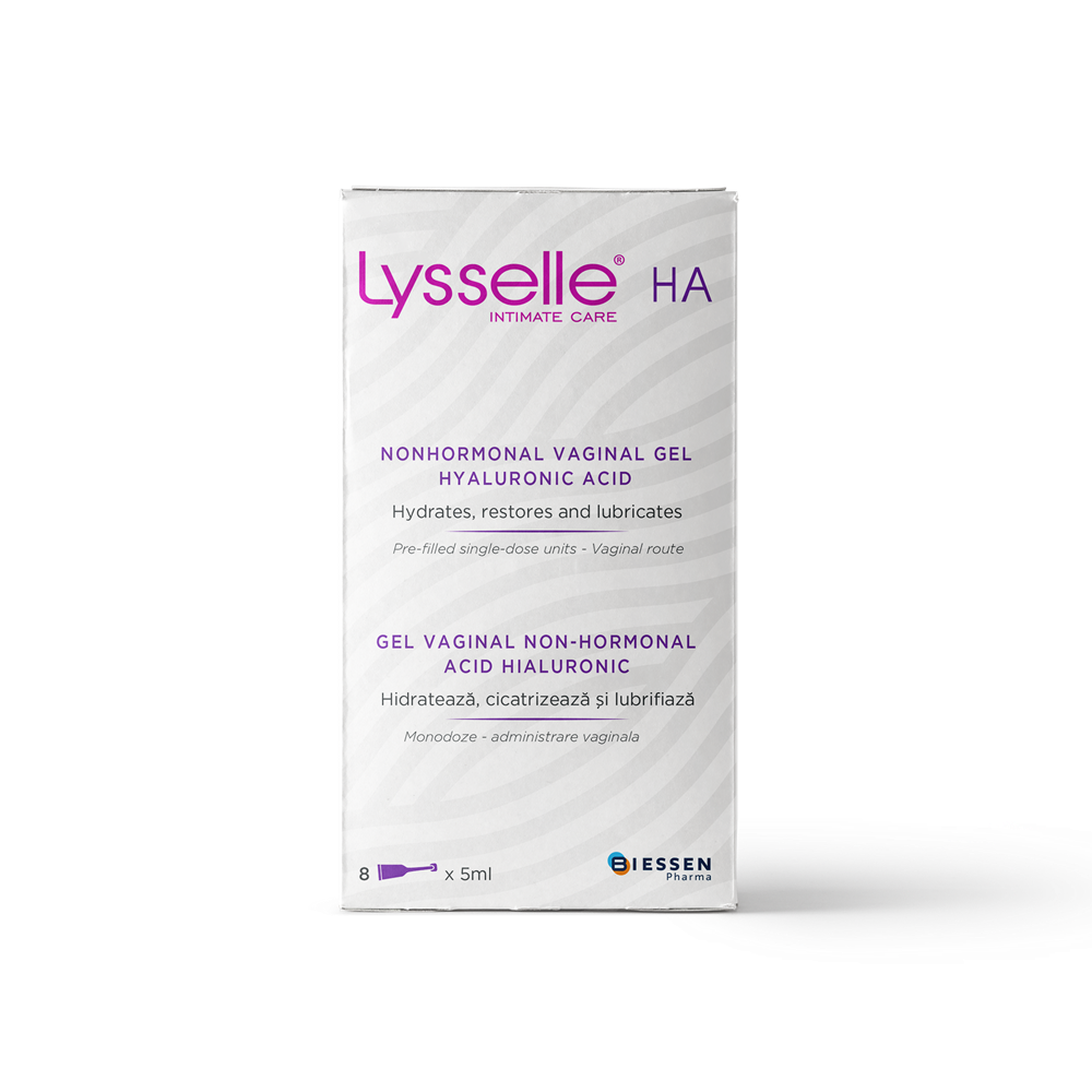 Gel vaginal non-hormonal Lysselle, 8 monodoze x 5 ml, Biessen Pharma