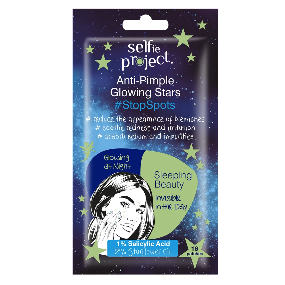 Plasturi anti-cosuri Glow in the Dark, 20 bucati, Selfie Project