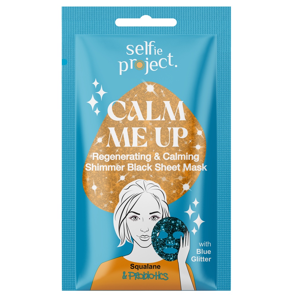 Masca de fata regeneranta si calmanta Calm Me Up, 20 ml, Selfie Project