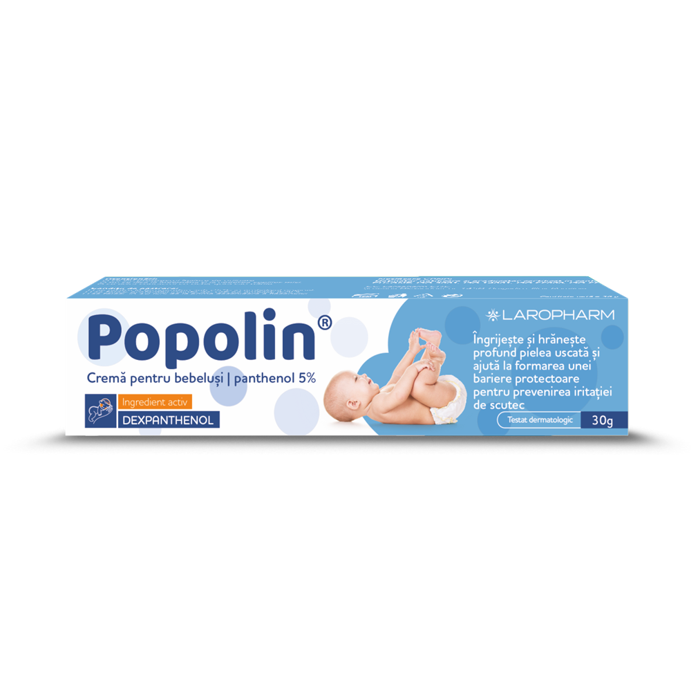 Crema pentru bebelusi Popolin, 30 g, Laropharm