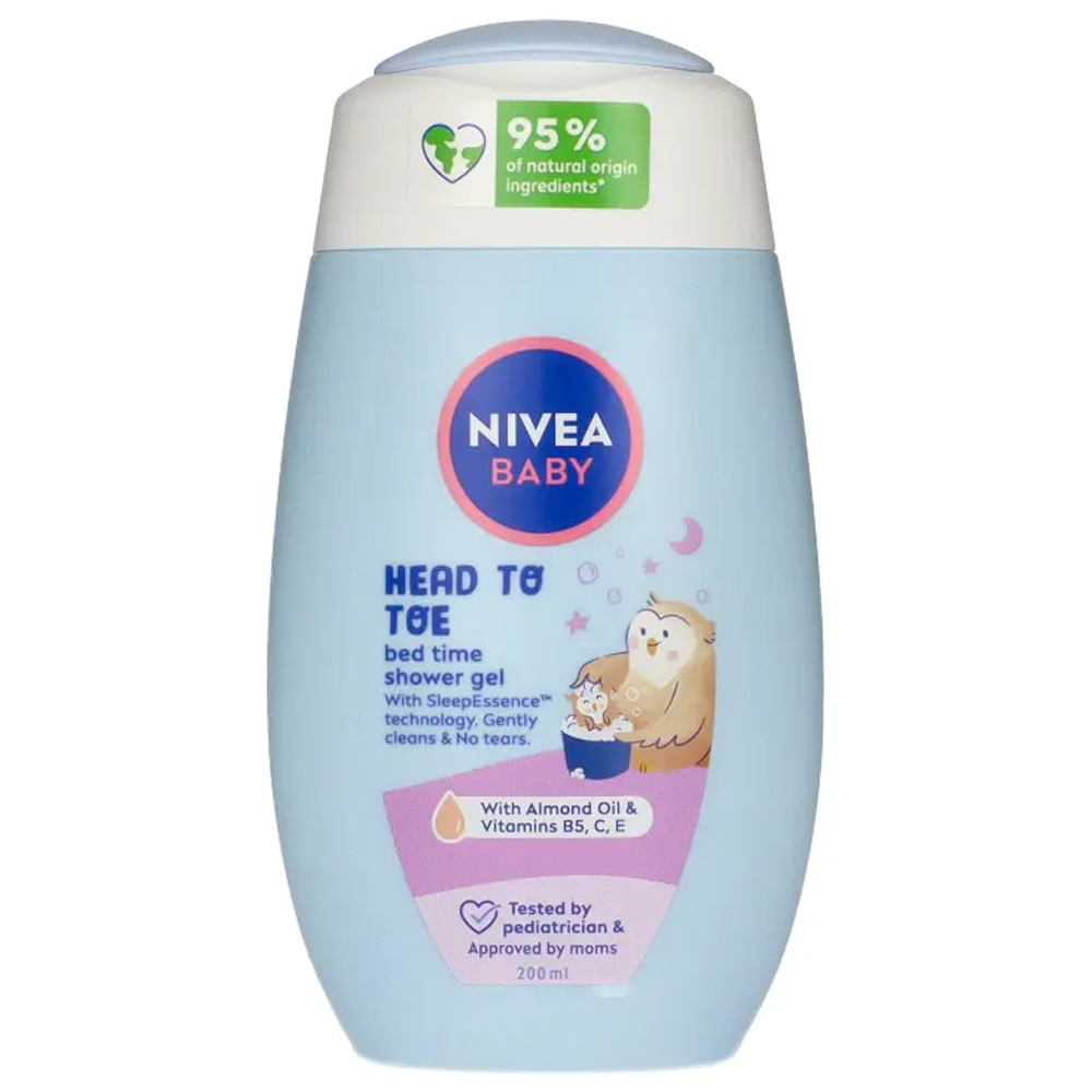 Gel de dus Bed Time Roz Baby, 200 ml, Nivea