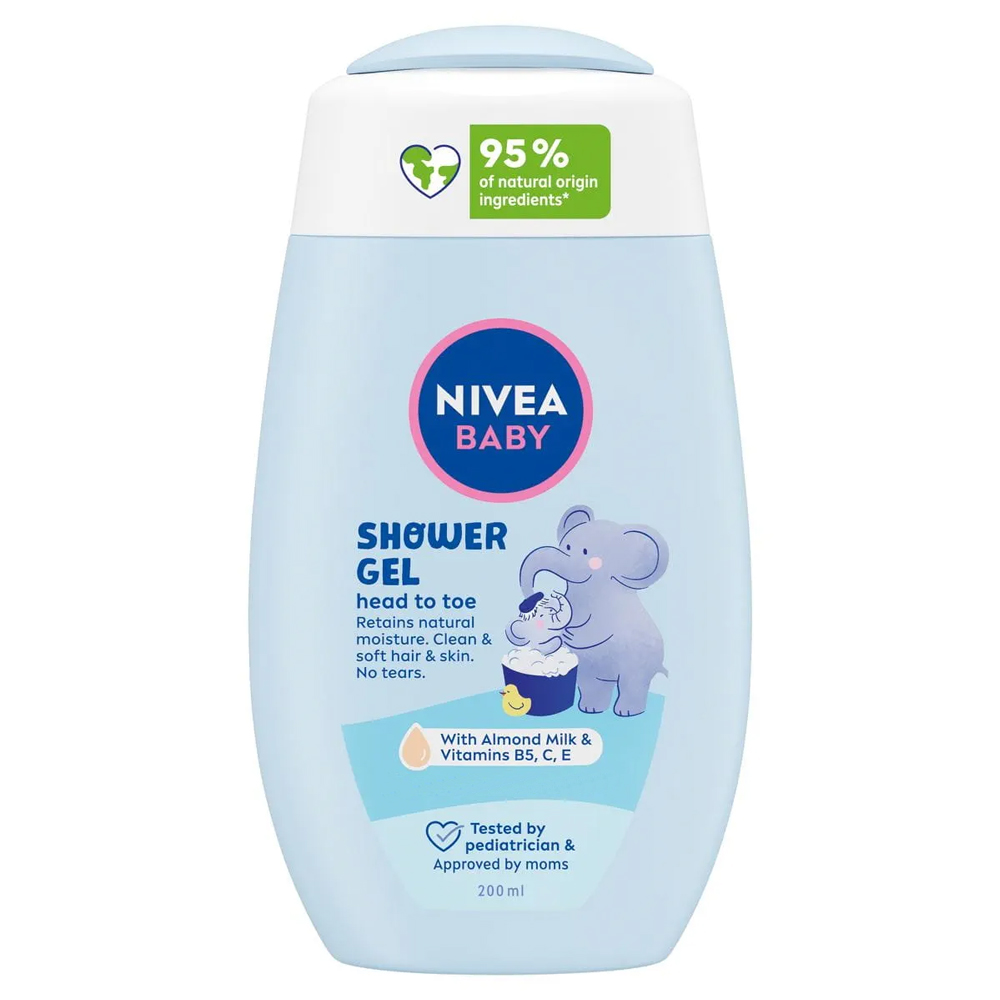 Gel de dus Head to Toe Baby, 200 ml, Nivea