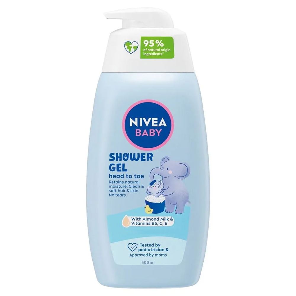 Gel de dus Head to Toe Baby, 500 ml, Nivea