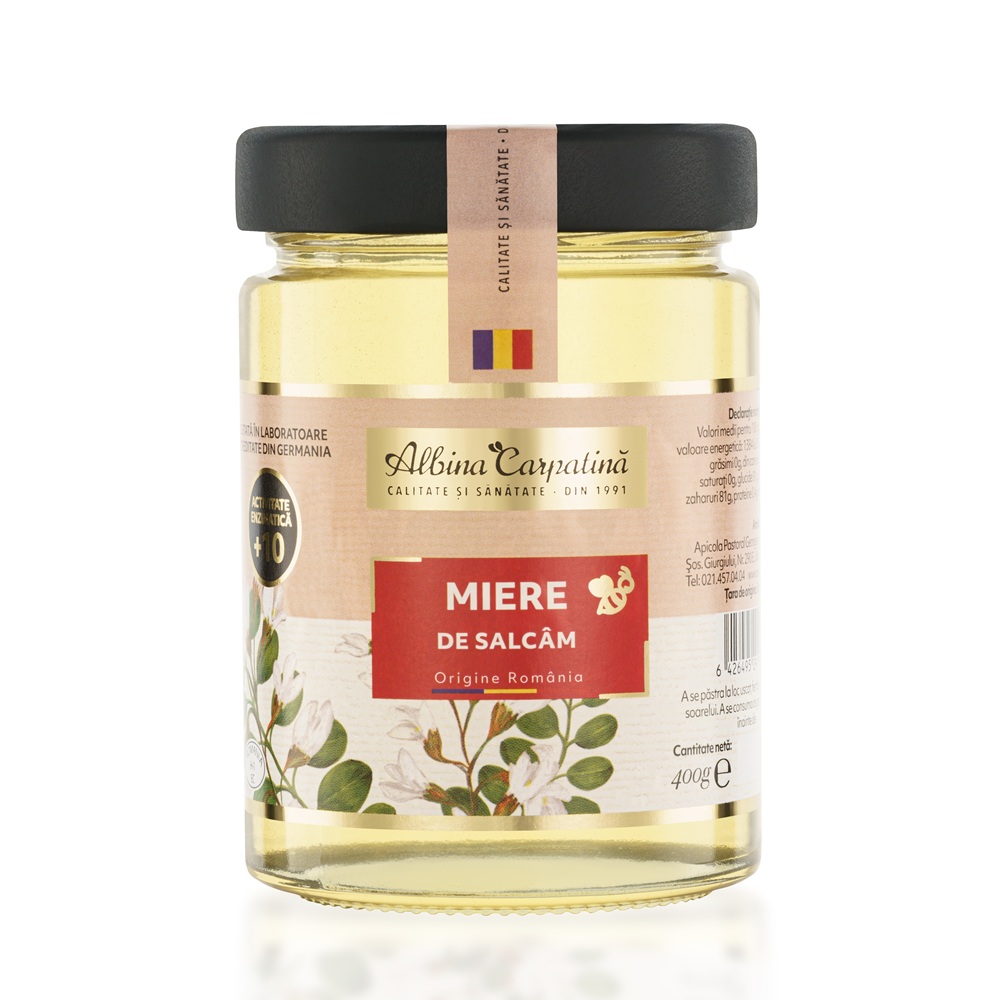 Miere de salcam, 400 g, Albina Carpatina