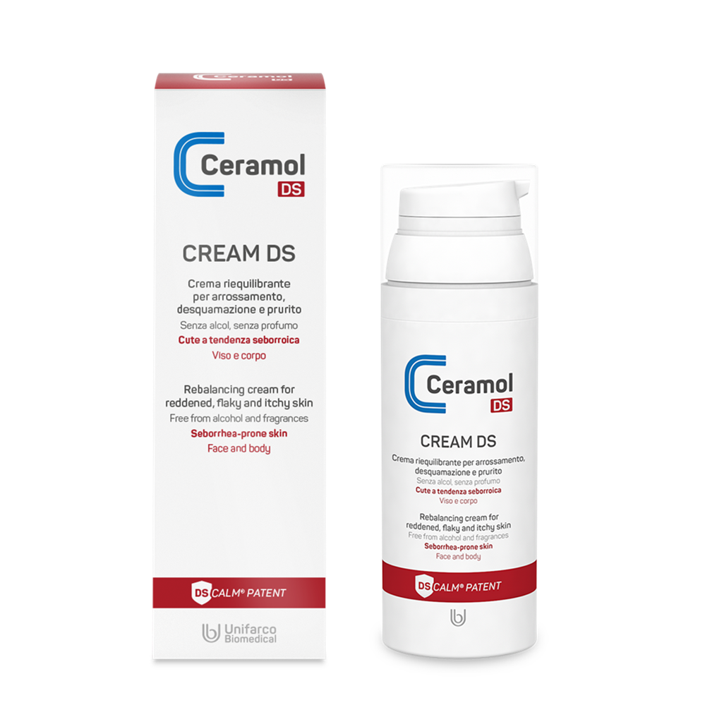 Crema reechilibrare pentru pielea inrosita, 50 ml, DS Ceramol