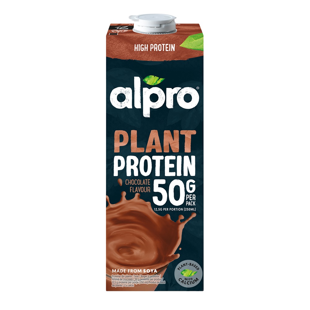 Bautura din soia cu aroma de ciocolata Protein, 1 L, Alpro