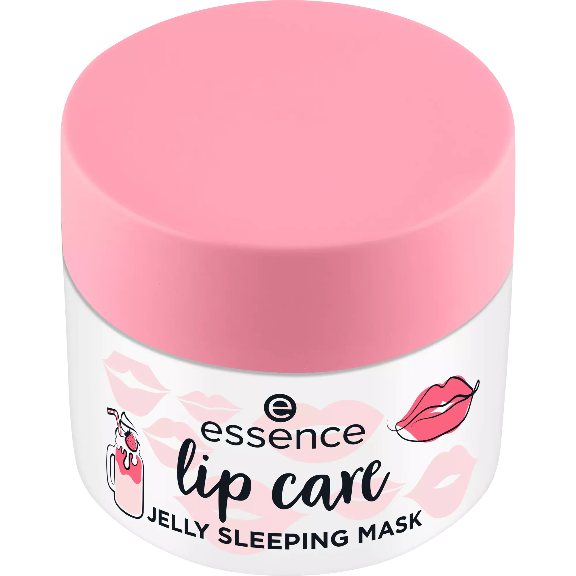 Masca pentru buze de noapte, 02 Milkshake Jelly Sleeping Mask Lip Care, 8g, Essence