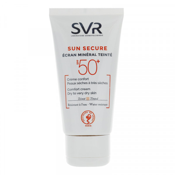  Crema nuantatoare pentru piele uscata si foarte uscata Sun Secure Ecran Mineral SPF 50+, 50 ml, SVR