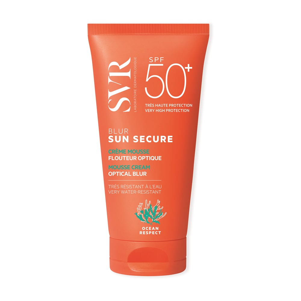 Crema spuma pentru protectie solara cu SPF 50+ Sun Secure Blur, 50 ml, SVR