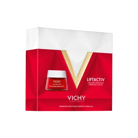 Pachet crema de zi Collagen Specialist Liftactiv Specialist, 50 ml, Vichy